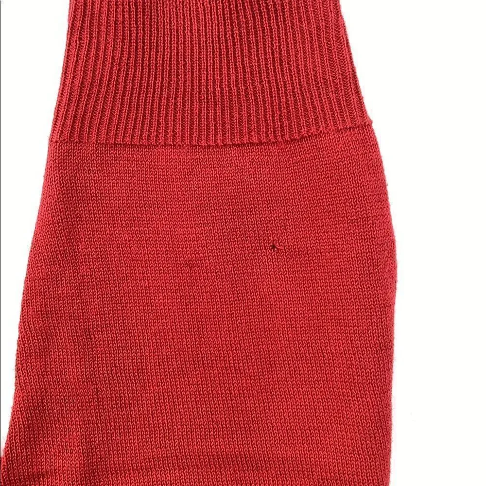 Avenue Red Sweatheart  Cardigan Long Sleeve Sweater Size 18/20